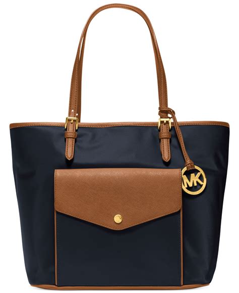 michael kors nylon bag|michael kors black nylon tote.